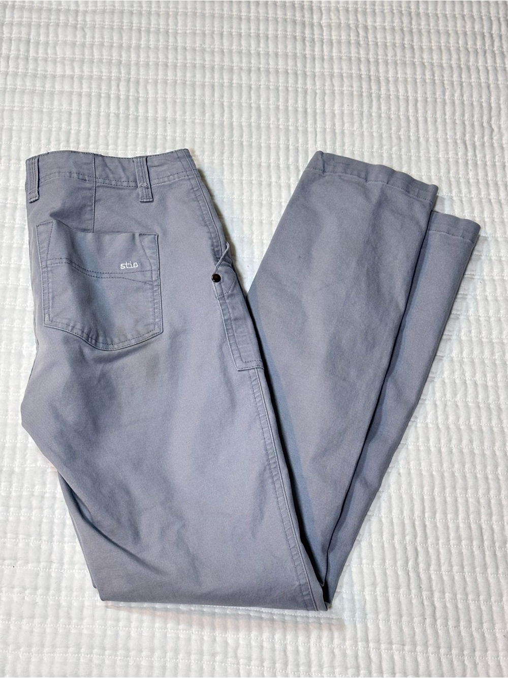 Stio Women’s Gray Canvas Utility Pants Size 2 Outdoor Hiking Gorpcore